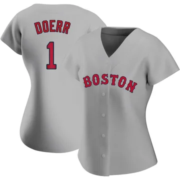 Bobby Doerr Women's Boston Red Sox Authentic Road Jersey - Gray