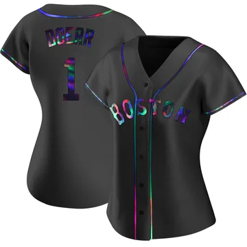 Bobby Doerr Women's Boston Red Sox Replica Alternate Jersey - Black Holographic