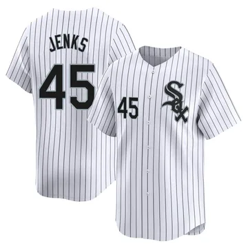 Bobby Jenks Men's Chicago White Sox Limited Home Jersey - White