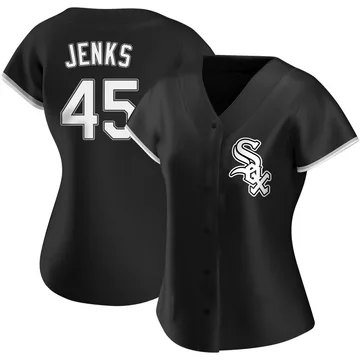 Bobby Jenks Women's Chicago White Sox Authentic Alternate Jersey - Black