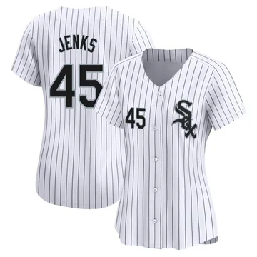 Bobby Jenks Women's Chicago White Sox Limited Home Jersey - White