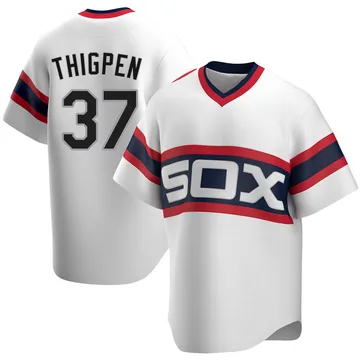 Bobby Thigpen Men's Chicago White Sox Replica Cooperstown Collection Jersey - White