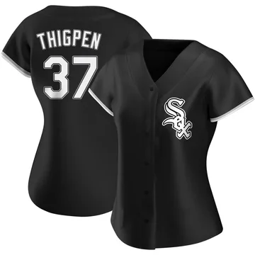 Bobby Thigpen Women's Chicago White Sox Authentic Alternate Jersey - Black