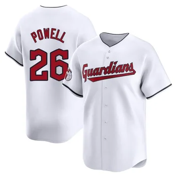 Boog Powell Men's Cleveland Guardians Limited Home Jersey - White