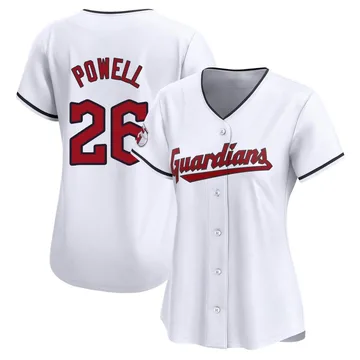 Boog Powell Women's Cleveland Guardians Limited Home Jersey - White