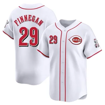 Brandon Finnegan Men's Cincinnati Reds Limited Home Jersey - White