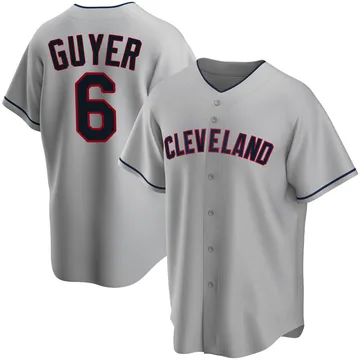 Brandon Guyer Men's Cleveland Guardians Replica Road Jersey - Gray