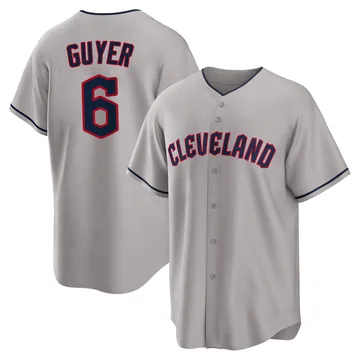 Brandon Guyer Men's Cleveland Guardians Replica Road Jersey - Gray