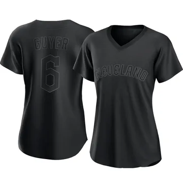 Brandon Guyer Women's Cleveland Guardians Replica Pitch Fashion Jersey - Black