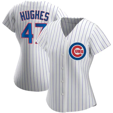 Brandon Hughes Women's Chicago Cubs Replica Home Jersey - White