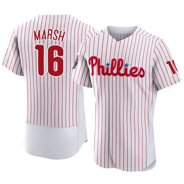 Brandon Marsh Men's Philadelphia Phillies Authentic 2022 World Series Home Jersey - White