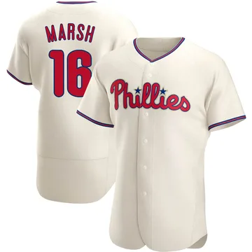 Brandon Marsh Men's Philadelphia Phillies Authentic Alternate Jersey - Cream