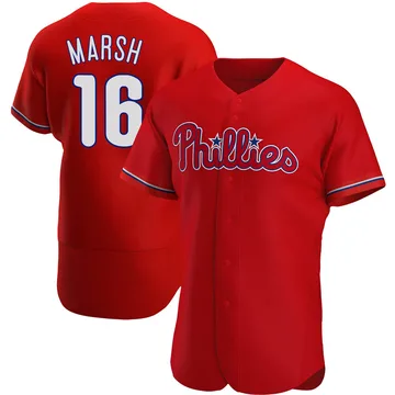 Brandon Marsh Men's Philadelphia Phillies Authentic Alternate Jersey - Red