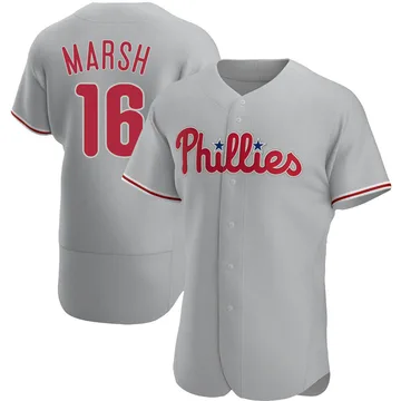 Brandon Marsh Men's Philadelphia Phillies Authentic Road Jersey - Gray