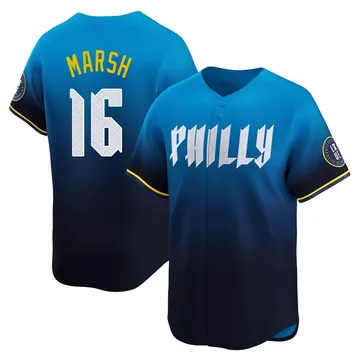 Brandon Marsh Men's Philadelphia Phillies Limited 2024 City Connect Jersey - Blue