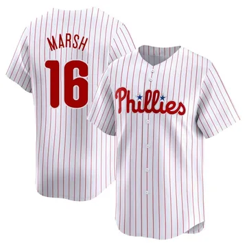 Brandon Marsh Men's Philadelphia Phillies Limited Home Jersey - White