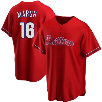 Brandon Marsh Men's Philadelphia Phillies Replica Alternate Jersey - Red