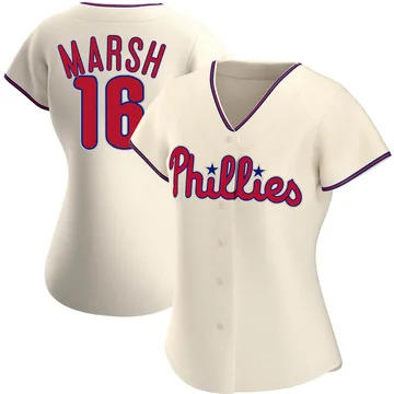 Brandon Marsh Women's Philadelphia Phillies Authentic Alternate Jersey - Cream