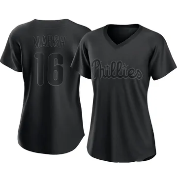 Brandon Marsh Women's Philadelphia Phillies Replica Pitch Fashion Jersey - Black