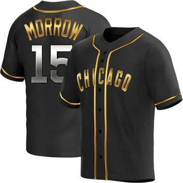 Brandon Morrow Men's Chicago Cubs Replica Alternate Jersey - Black Golden