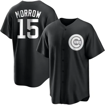 Brandon Morrow Men's Chicago Cubs Replica Jersey - Black/White