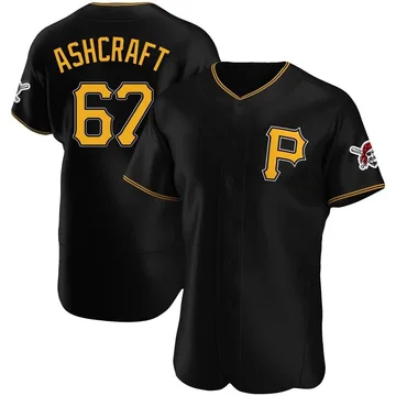 Braxton Ashcraft Men's Pittsburgh Pirates Authentic Alternate Jersey - Black