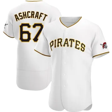 Braxton Ashcraft Men's Pittsburgh Pirates Authentic Home Jersey - White