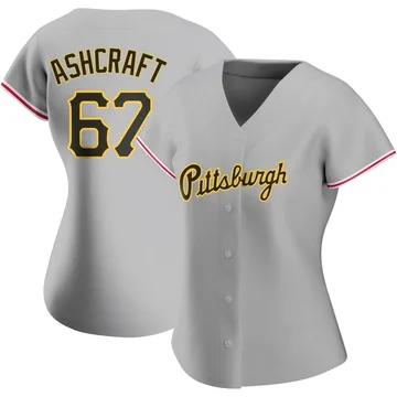 Braxton Ashcraft Women's Pittsburgh Pirates Authentic Road Jersey - Gray