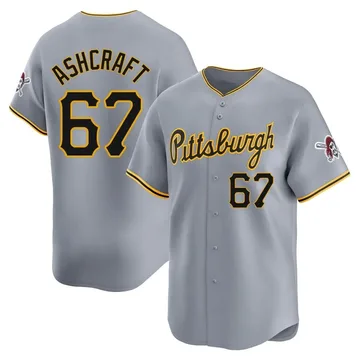 Braxton Ashcraft Youth Pittsburgh Pirates Limited Away Jersey - Gray