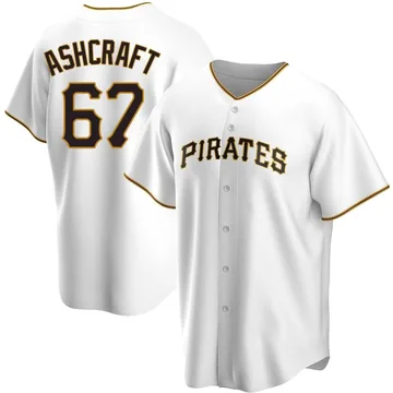 Braxton Ashcraft Youth Pittsburgh Pirates Replica Home Jersey - White