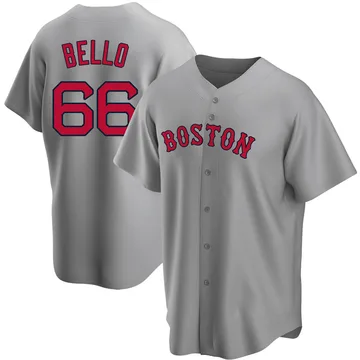 Brayan Bello Men's Boston Red Sox Replica Road Jersey - Gray