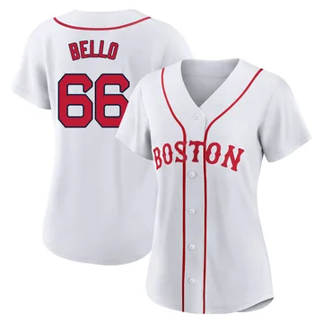 Brayan Bello Women's Boston Red Sox Authentic 2021 Patriots' Day Jersey - White