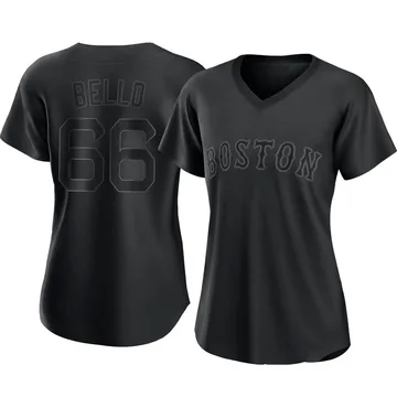 Brayan Bello Women's Boston Red Sox Authentic Pitch Fashion Jersey - Black