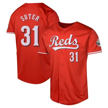 Brent Suter Men's Cincinnati Reds Limited Alternate Jersey - Red