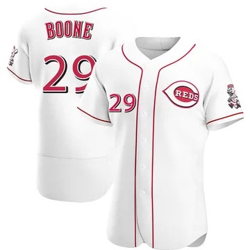 Bret Boone Men's Cincinnati Reds Authentic Home Jersey - White