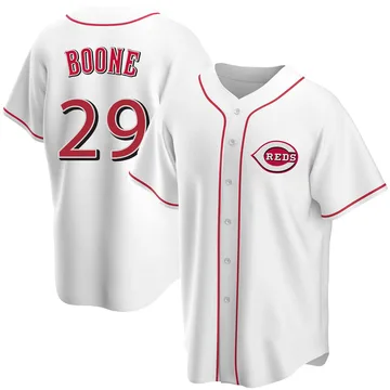 Bret Boone Youth Cincinnati Reds Replica Home Jersey - White