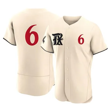 Brett Nicholas Men's Texas Rangers Authentic 2023 City Connect Jersey - Cream