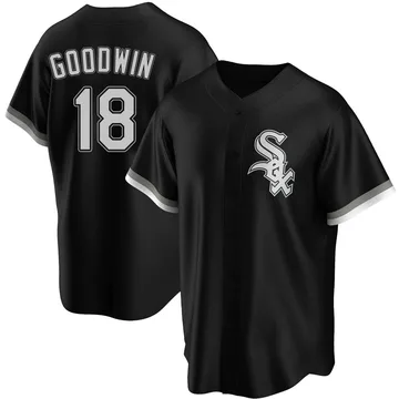 Brian Goodwin Men's Chicago White Sox Replica Alternate Jersey - Black