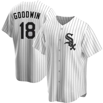 Brian Goodwin Men's Chicago White Sox Replica Home Jersey - White