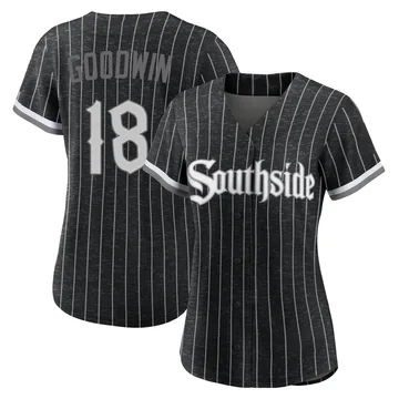 Brian Goodwin Women's Chicago White Sox Authentic 2021 City Connect Jersey - Black