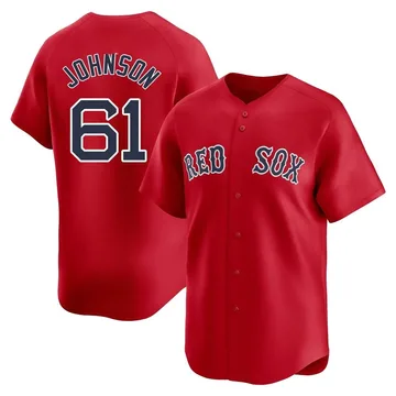 Brian Johnson Men's Boston Red Sox Limited Alternate Jersey - Red