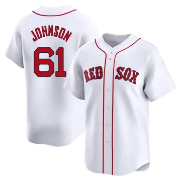 Brian Johnson Men's Boston Red Sox Limited Home Jersey - White