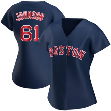 Brian Johnson Women's Boston Red Sox Authentic Alternate Jersey - Navy