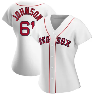 Brian Johnson Women's Boston Red Sox Authentic Home Jersey - White