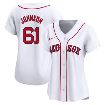 Brian Johnson Women's Boston Red Sox Limited Home Jersey - White