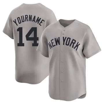 Brian Roberts Youth New York Yankees Limited Away Jersey - Gray