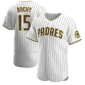 Bruce Bochy Men's San Diego Padres Authentic Home Jersey - White/Brown