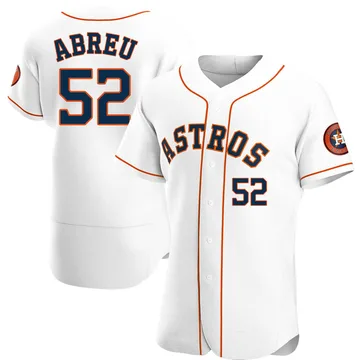 Bryan Abreu Men's Houston Astros Authentic Home Jersey - White