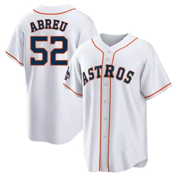 Bryan Abreu Men's Houston Astros Replica 2022 World Series Champions Home Jersey - White