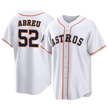 Bryan Abreu Men's Houston Astros Replica 2022 World Series Home Jersey - White